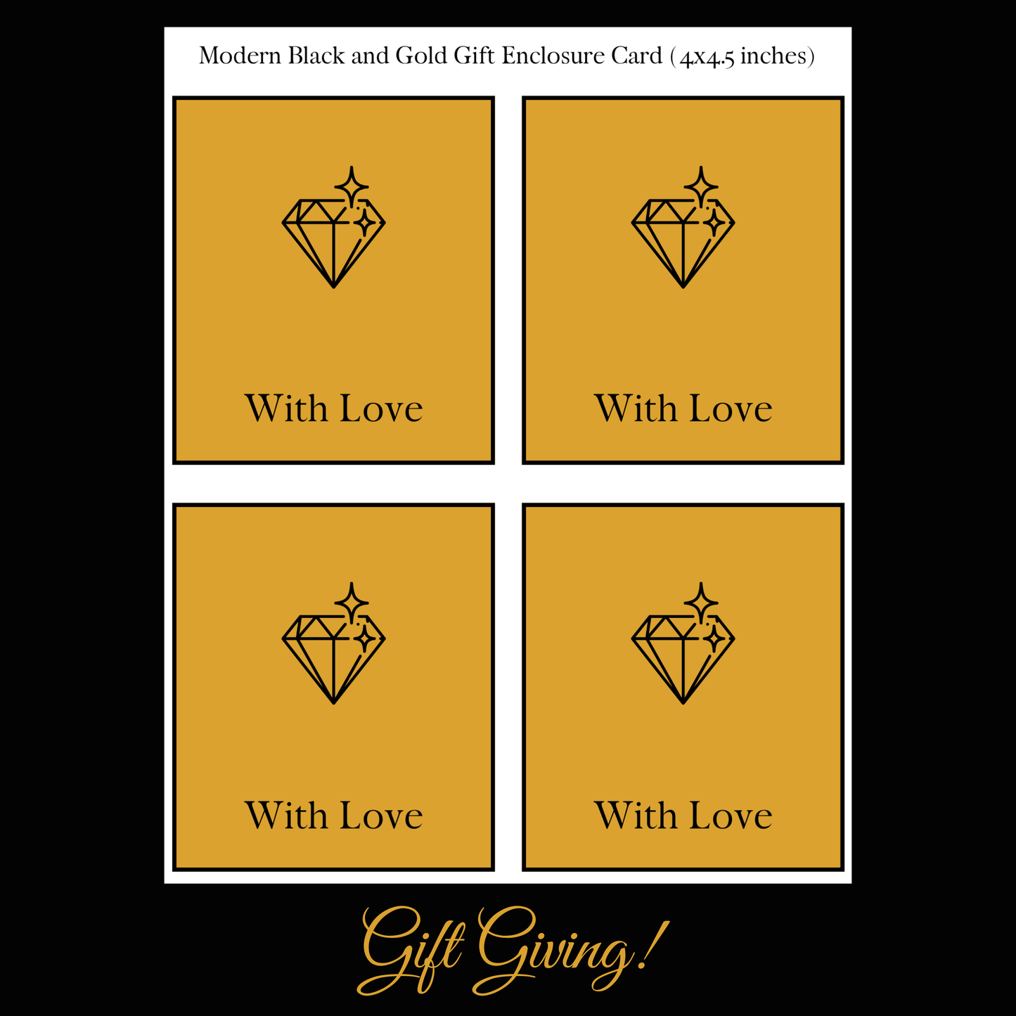 Luxury Gold Hostess Kit: Elegant Black & Gold Wedding and Party Table Decor Printable Set with Bottle Hangers, Menu and Signs