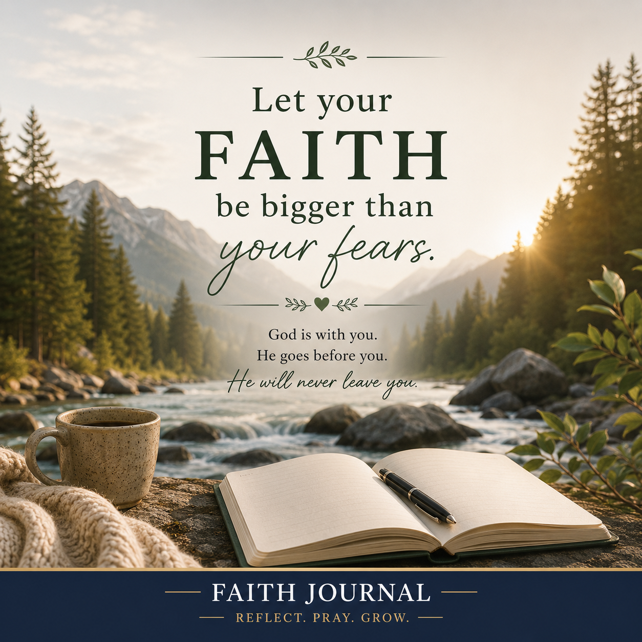 Faith Journal Paperback Christian Devotional for Women | Scripture, Prayer, Reflection & Biblical Declarations 6x9