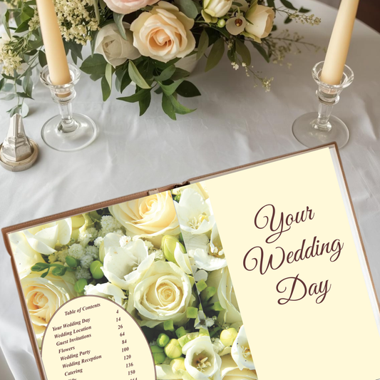 Timeless Wedding Planner/Organizer: Traditional Keepsake, Soft Cover, 8.5x11, 240 pages