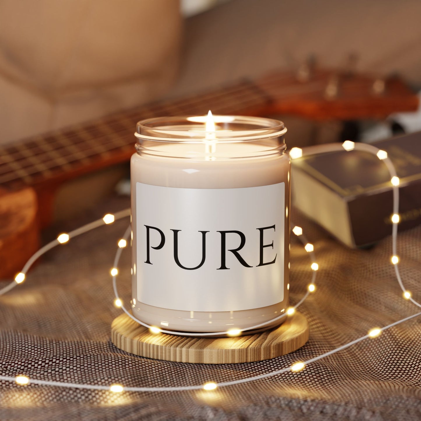 Pure Minimalist Soy Candle, 9oz, Scented