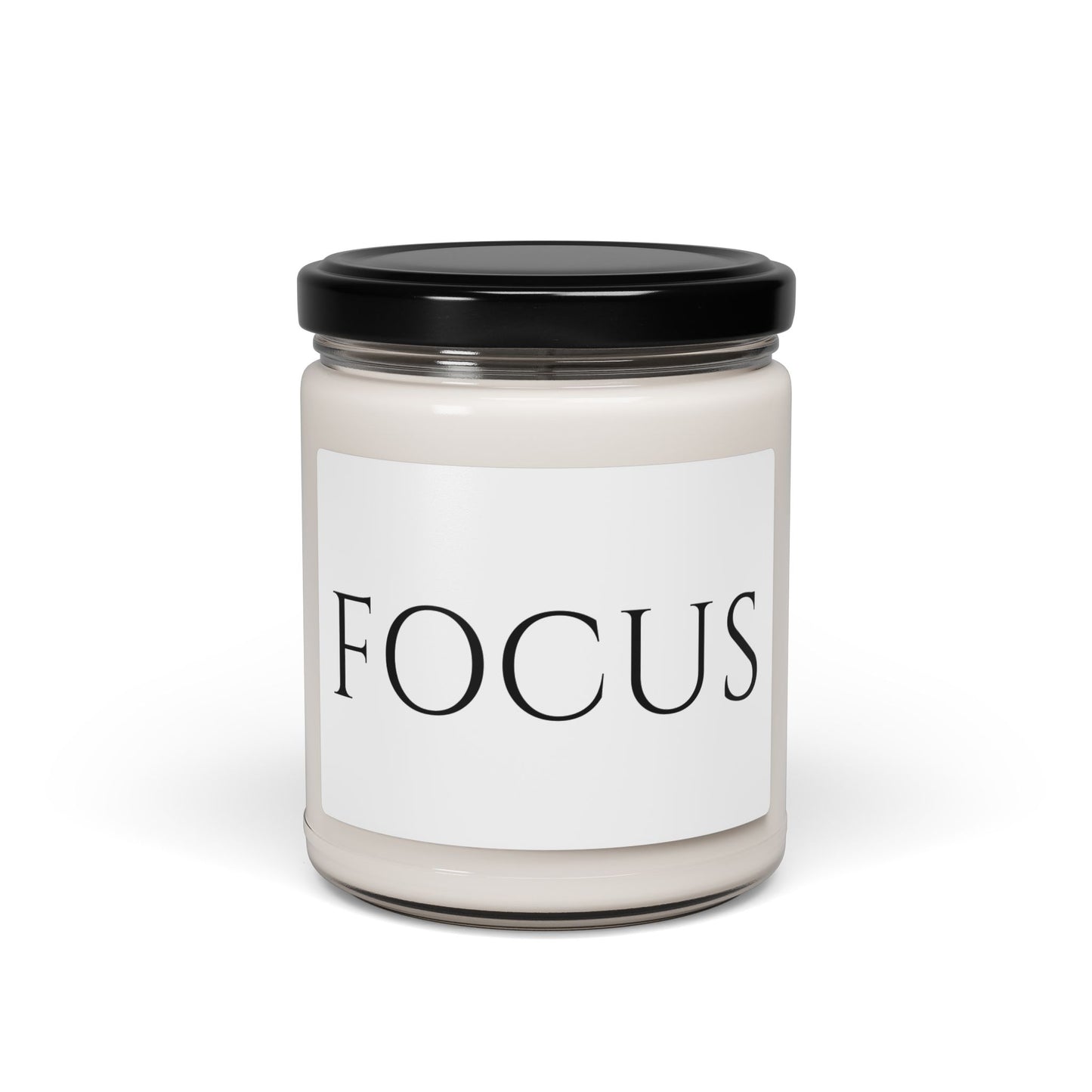 Focus Minimalist Soy Candle, 9oz, Scented