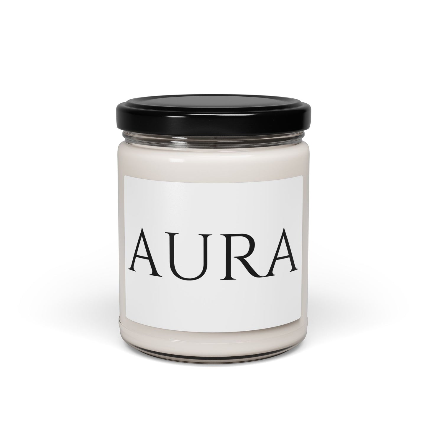 Aura Minimalist Soy Candle, 9oz, Scented