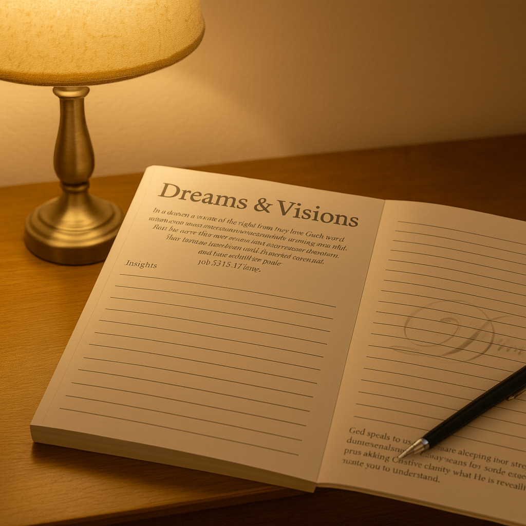 Dreams & Visions Journal for Men and Women | Christian Journal for God-Given Dreams, Vision, Prayer & Purpose