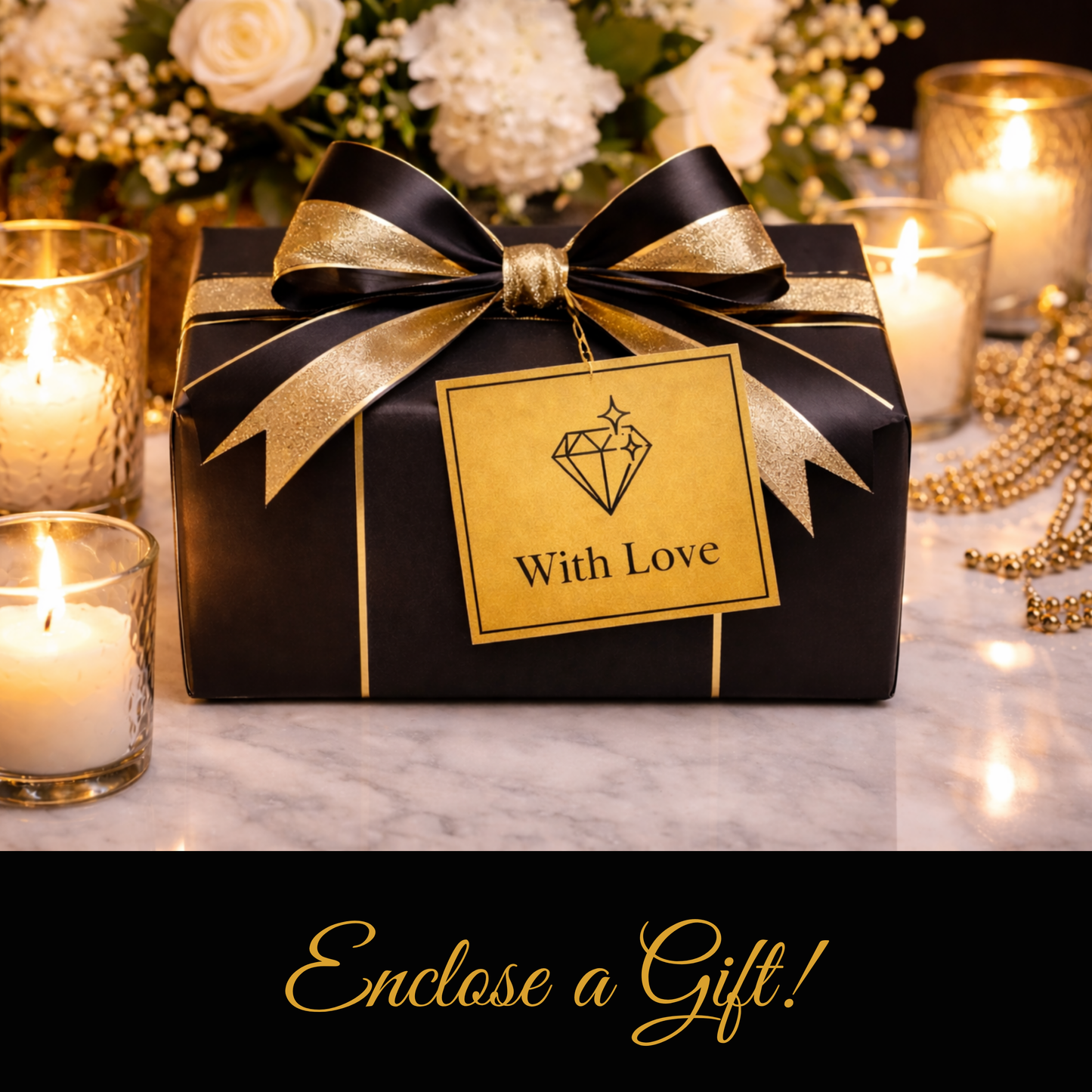 Luxury Gold Hostess Kit: Elegant Black & Gold Wedding and Party Table Decor Printable Set with Bottle Hangers, Menu and Signs