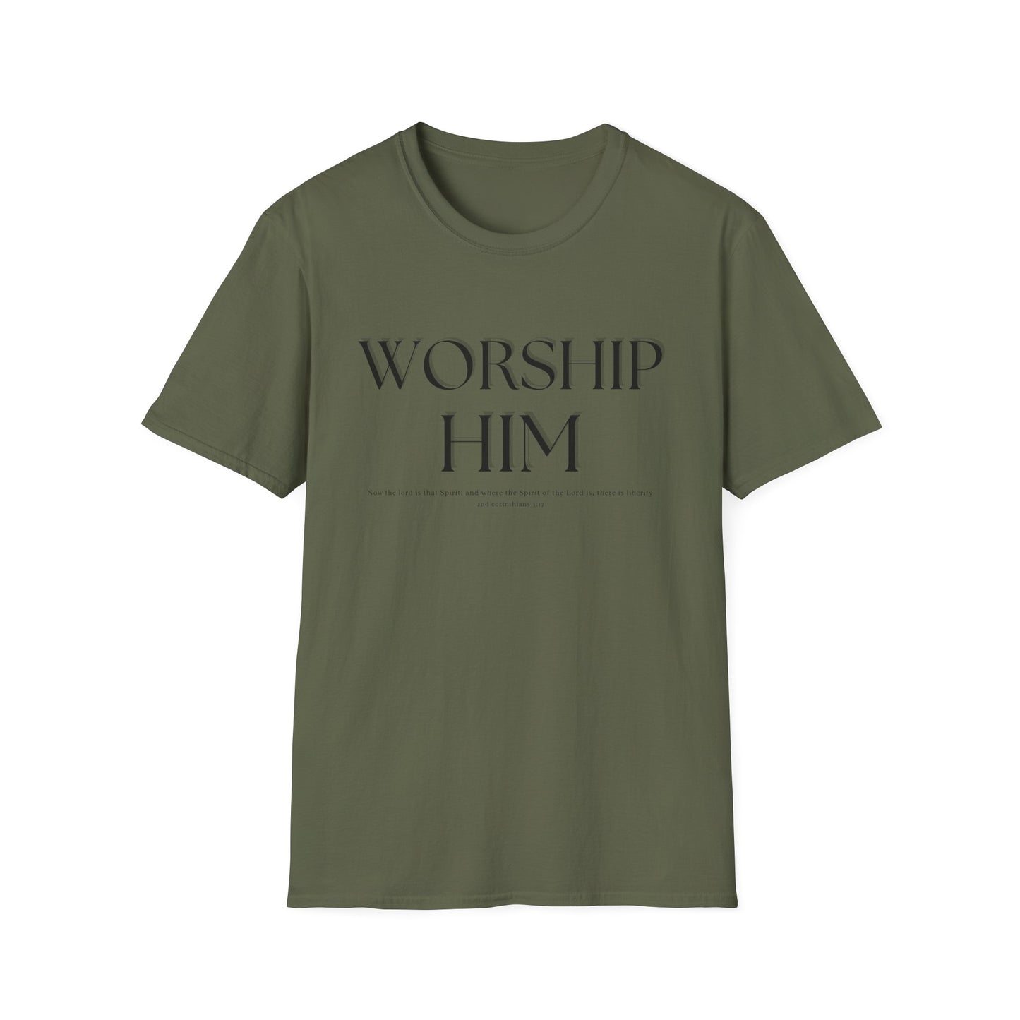 Worship Him T-Shirt | Christian Faith Tee Shirt