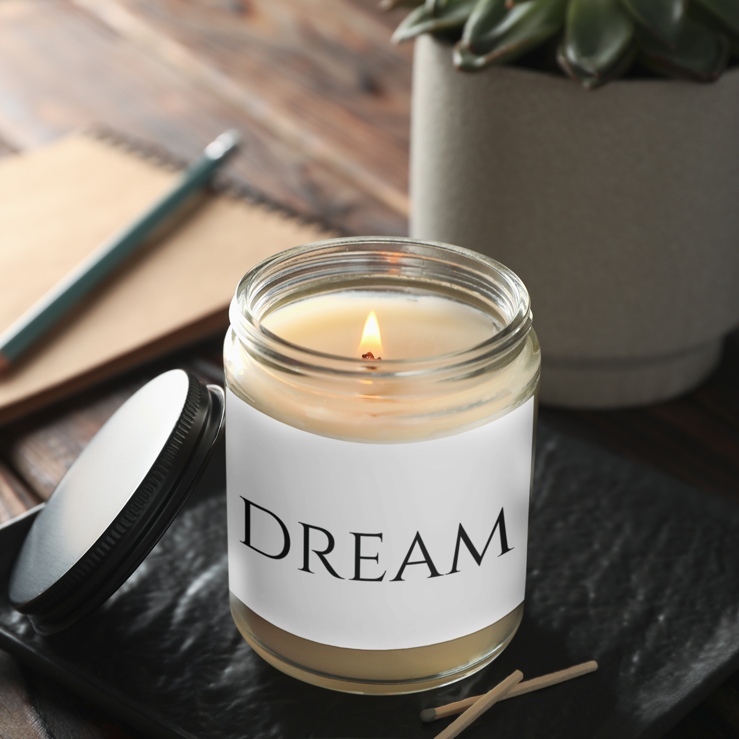Dream Minimalist Soy Candle, 9oz, Scented