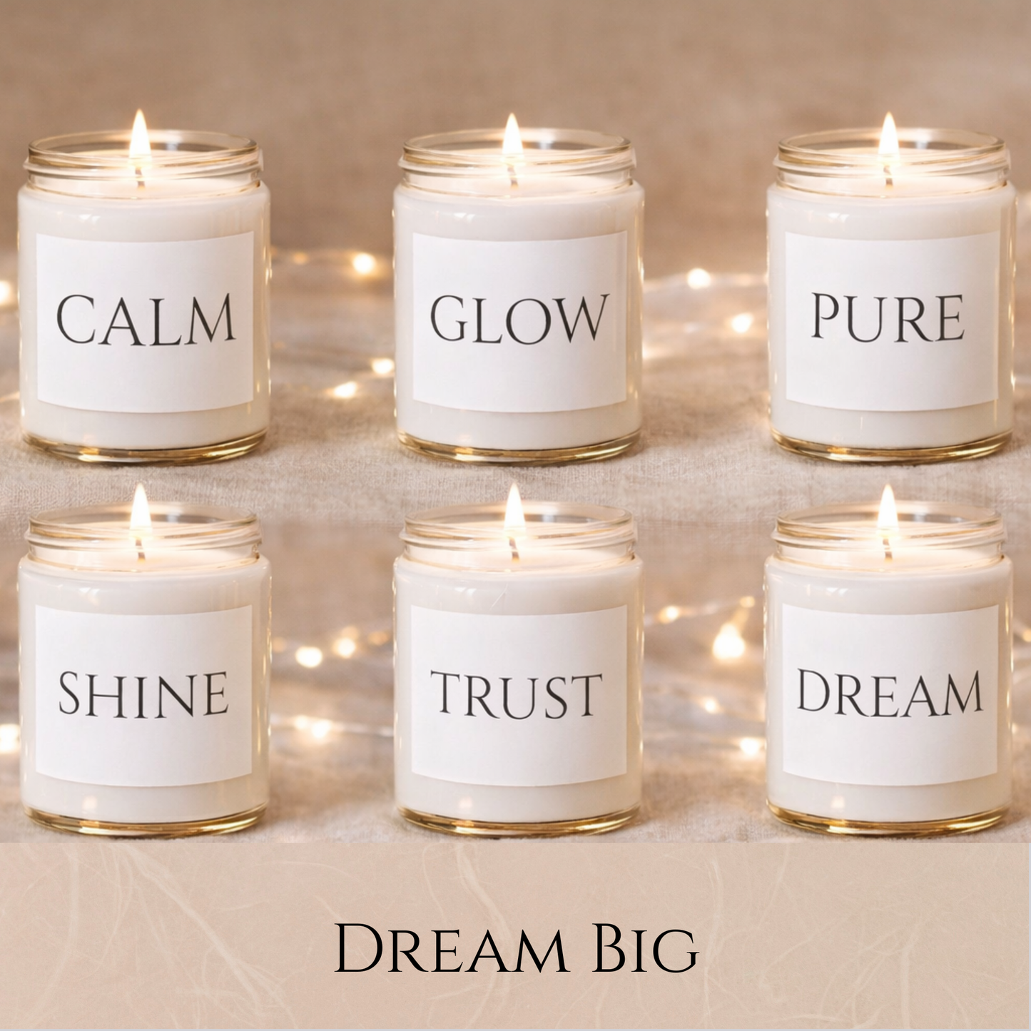 Dream Minimalist Soy Candle, 9oz, Scented