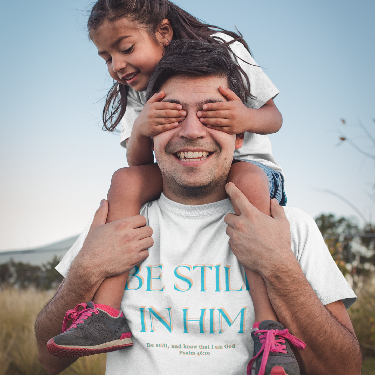 Be Still In Him Tee | Christian Scripture  Faith Tee Shirt