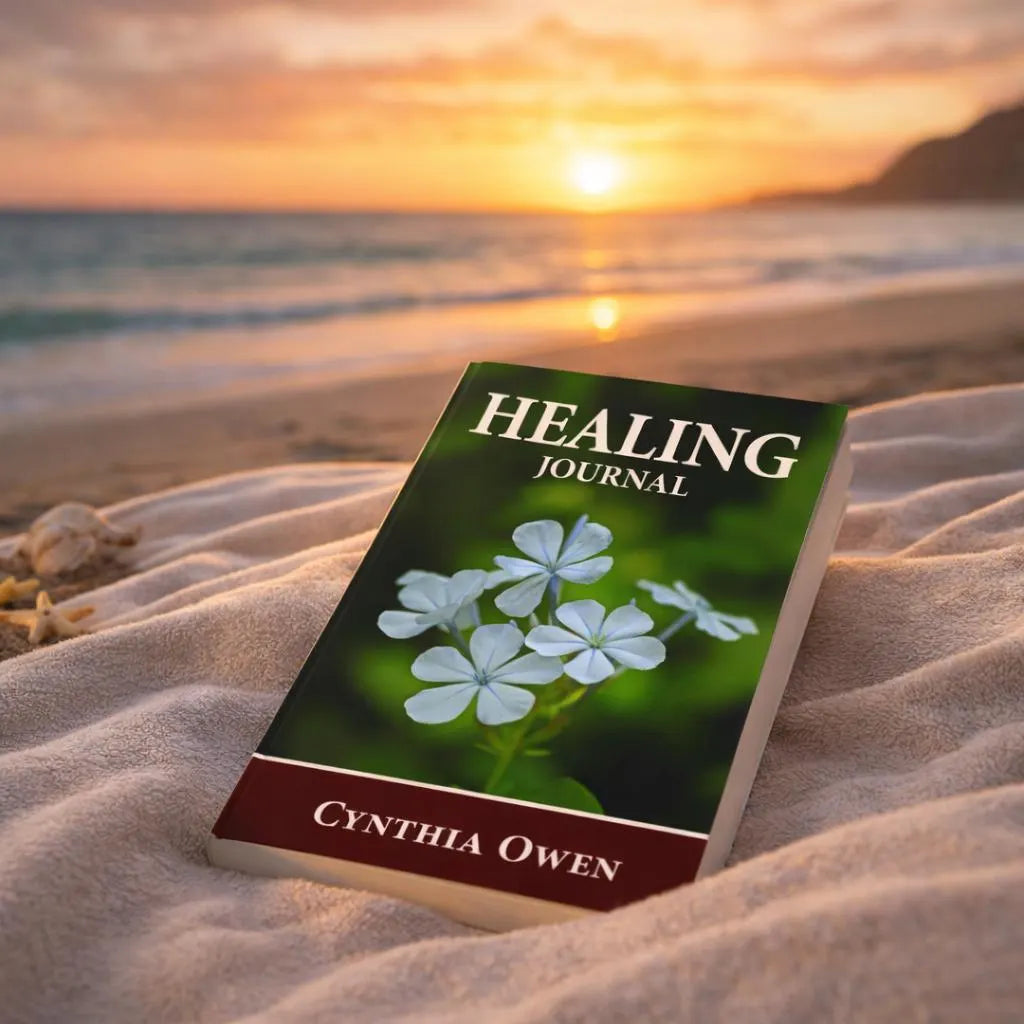 Peaceful Healing Journal lifestyle image for scripture reflection quiet time prayer and daily devotion