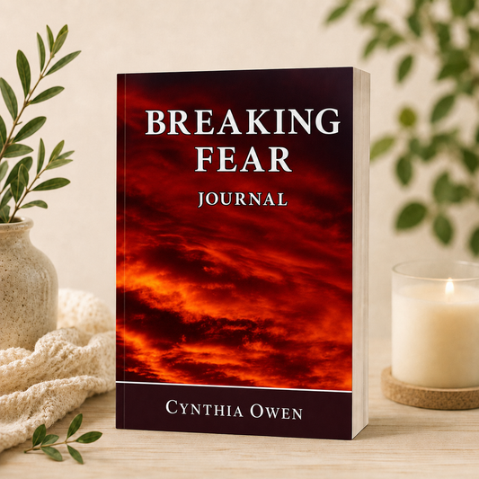 Breaking Fear Journal Paperback Christian Prayer Journal for Women | Fear, Anxiety, Scripture & Declarations 6x9