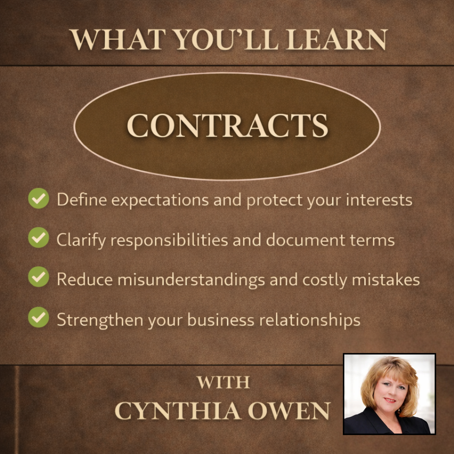Developing Your Contracts Masterclass