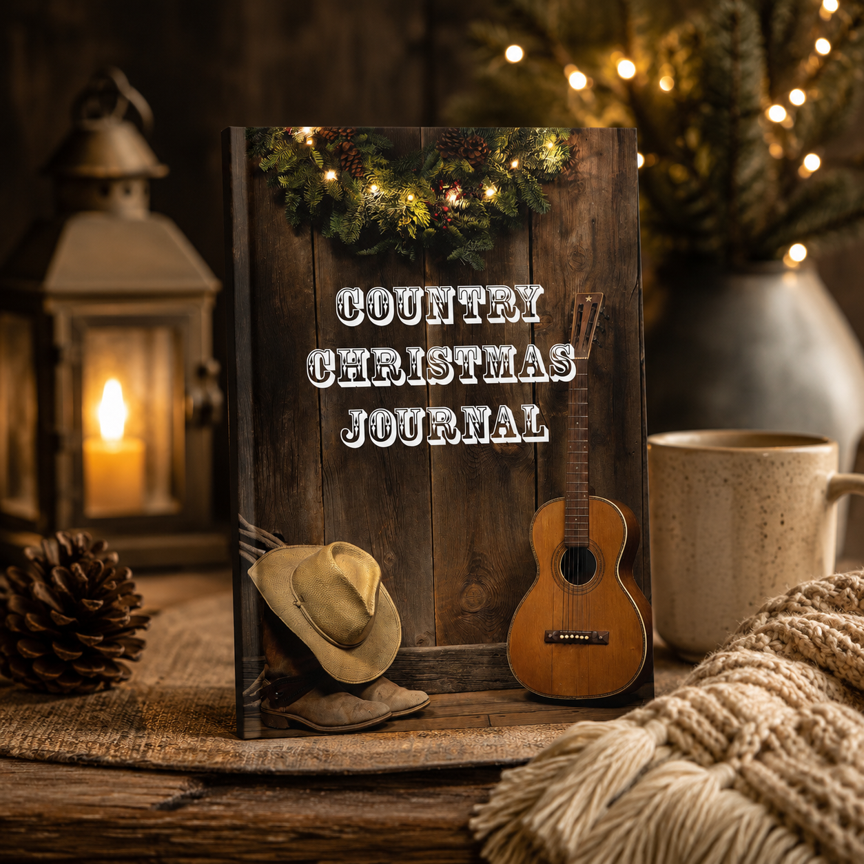 Country Christmas Journal Paperback – 6x9 Rustic Christmas Memory Journal for Holiday Traditions, Reflections, Notes & Keepsake Writing