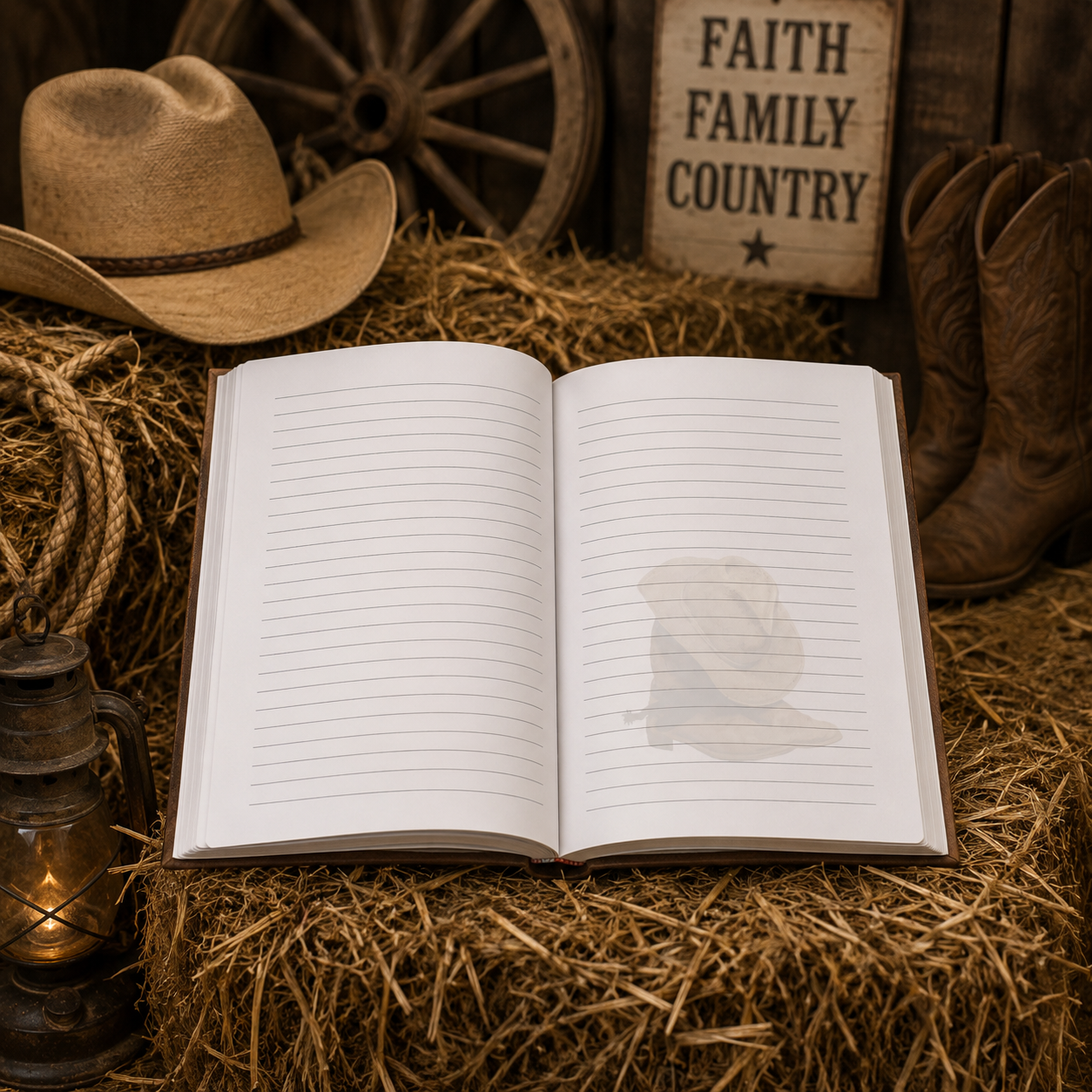 Country Christmas Journal Paperback – 6x9 Rustic Christmas Memory Journal for Holiday Traditions, Reflections, Notes & Keepsake Writing