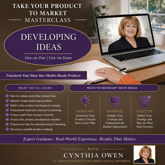 Developing Your Ideas Masterclass | Turn Product Ideas Into Market-Ready Brands