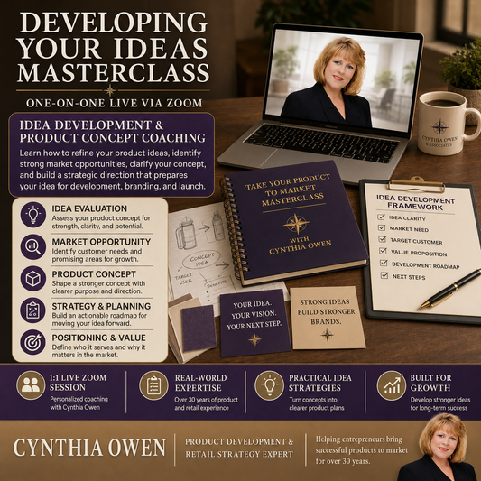 Developing Your Ideas Masterclass | Turn Product Ideas Into Market-Ready Brands
