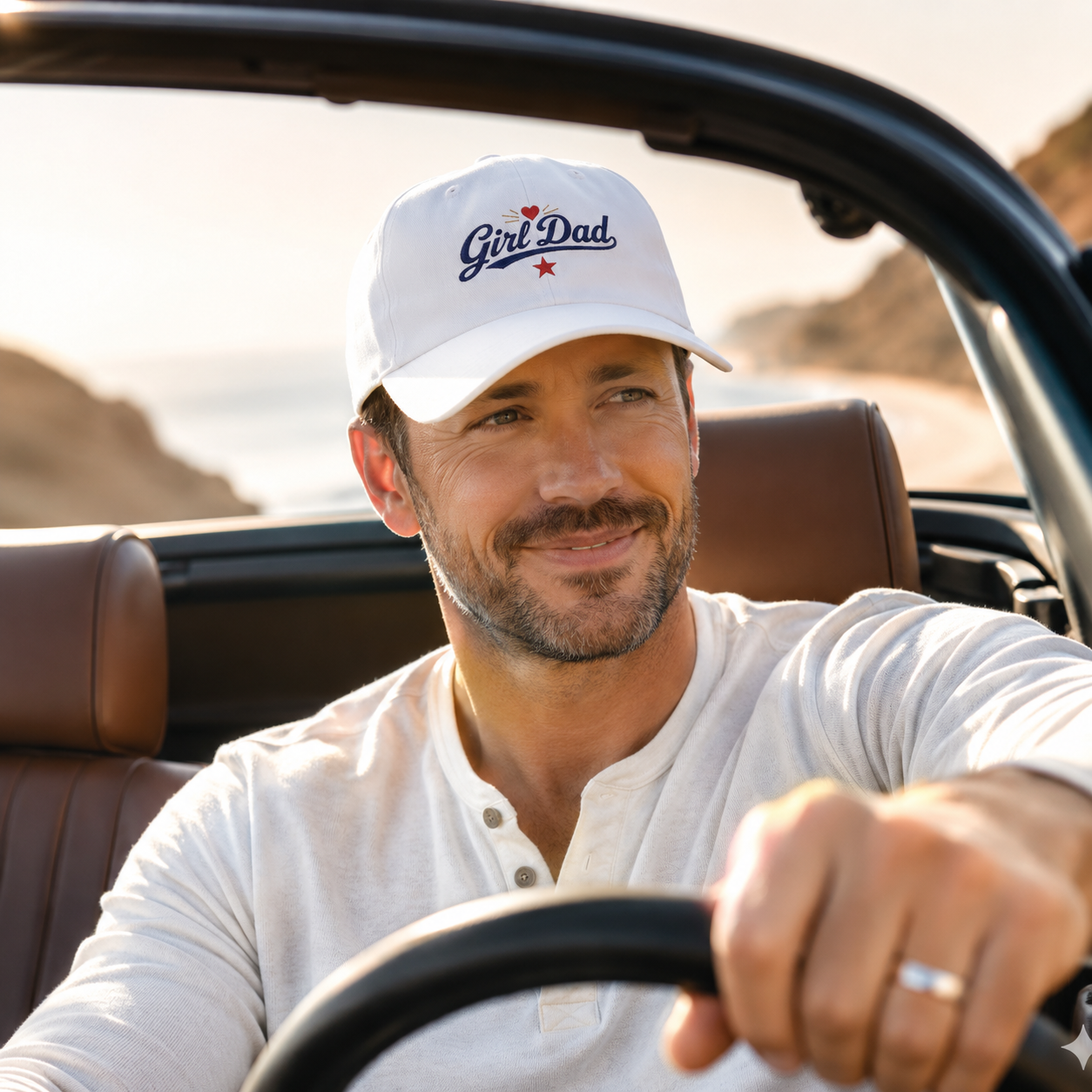 Girl Dad Embroidered Baseball Cap | Dad Hat