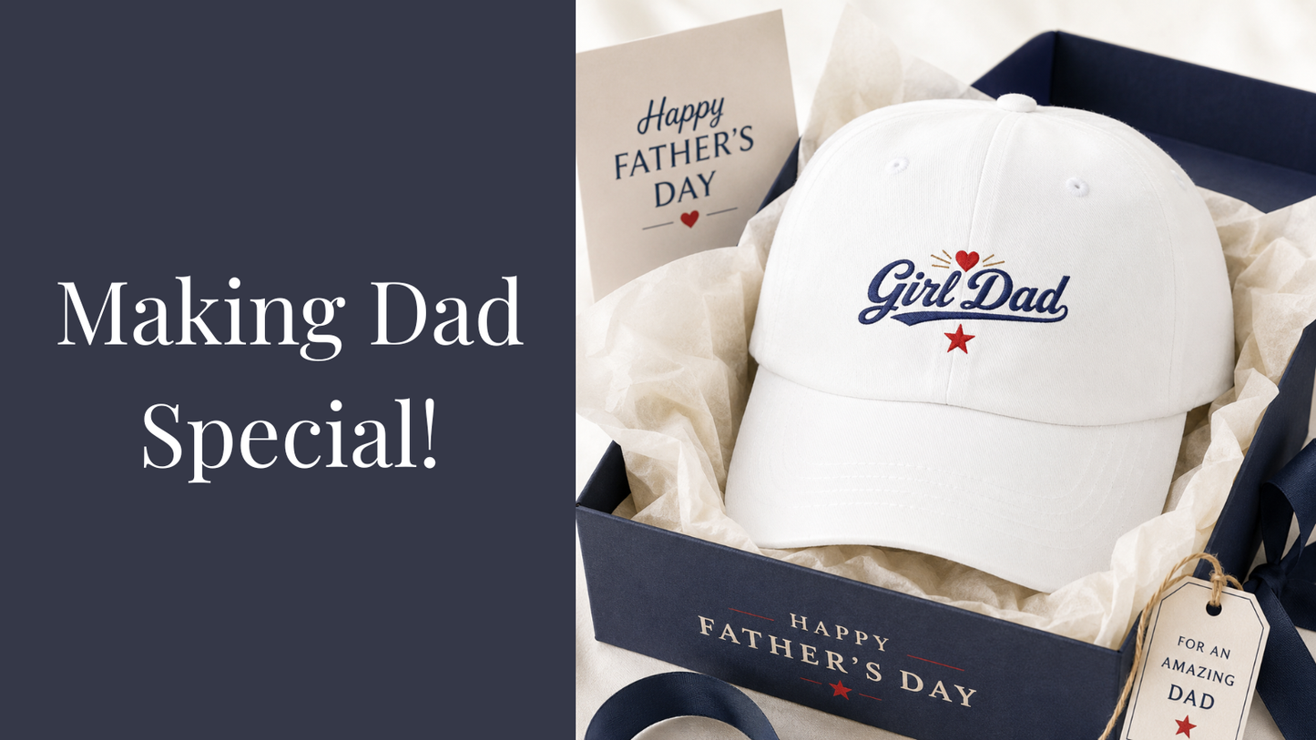 Girl Dad Embroidered Baseball Cap | Dad Hat