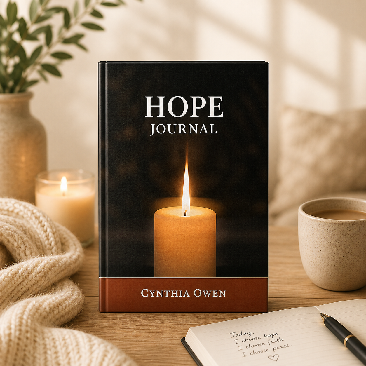 Hope Journal Paperback Christian devotional journal for women with prayer scripture reflection and biblical declarations