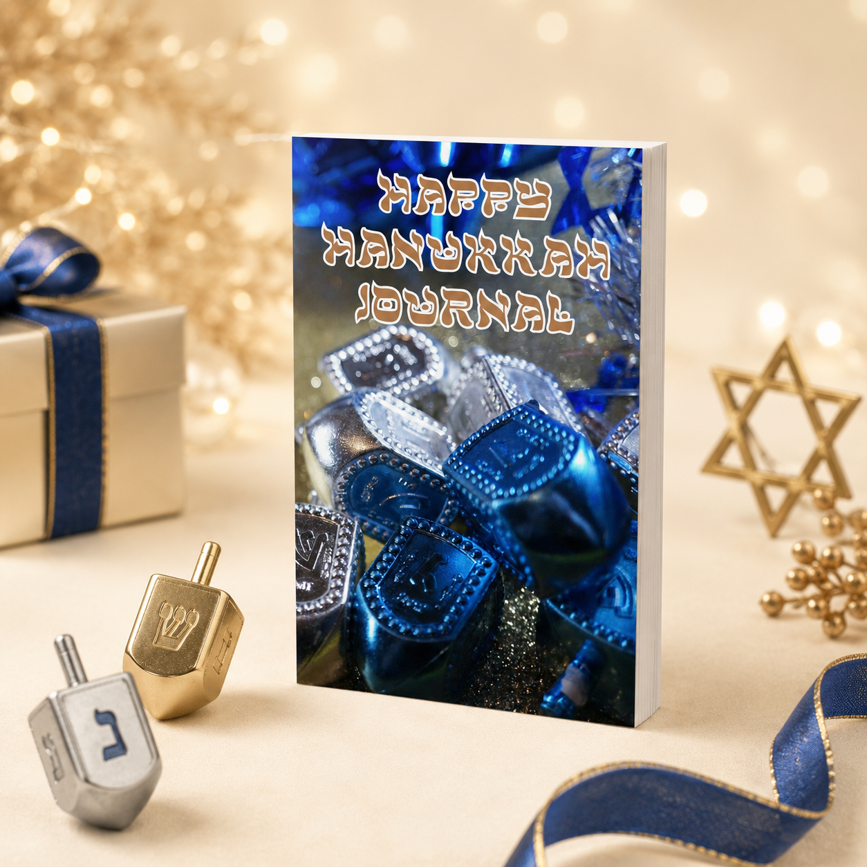 Happy Hanukkah Journal Paperback – 6x9 Hanukkah Memory Journal for Traditions, Reflections, Gratitude, Notes & Holiday Keepsake Writing