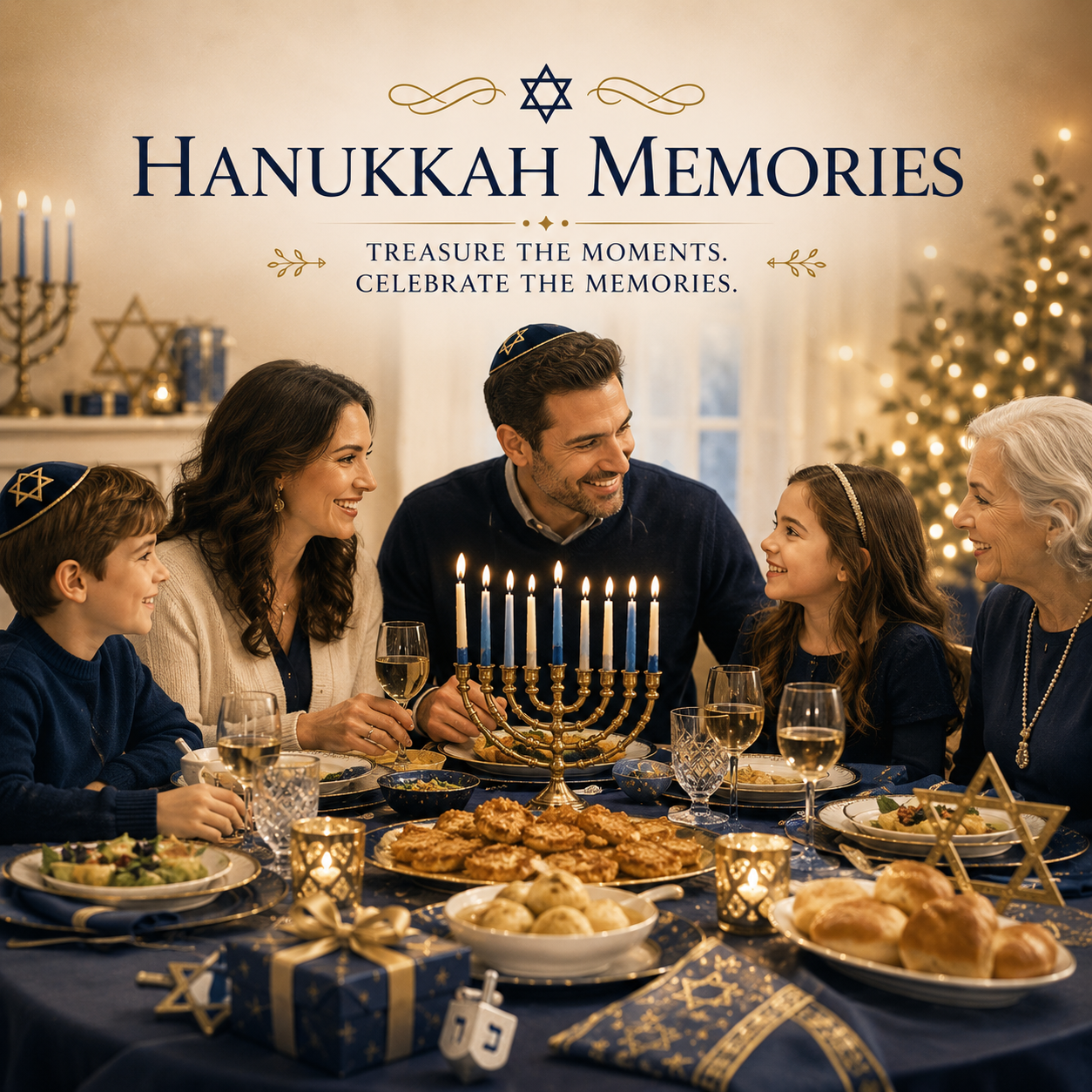 Happy Hanukkah Journal Paperback – 6x9 Hanukkah Memory Journal for Traditions, Reflections, Gratitude, Notes & Holiday Keepsake Writing