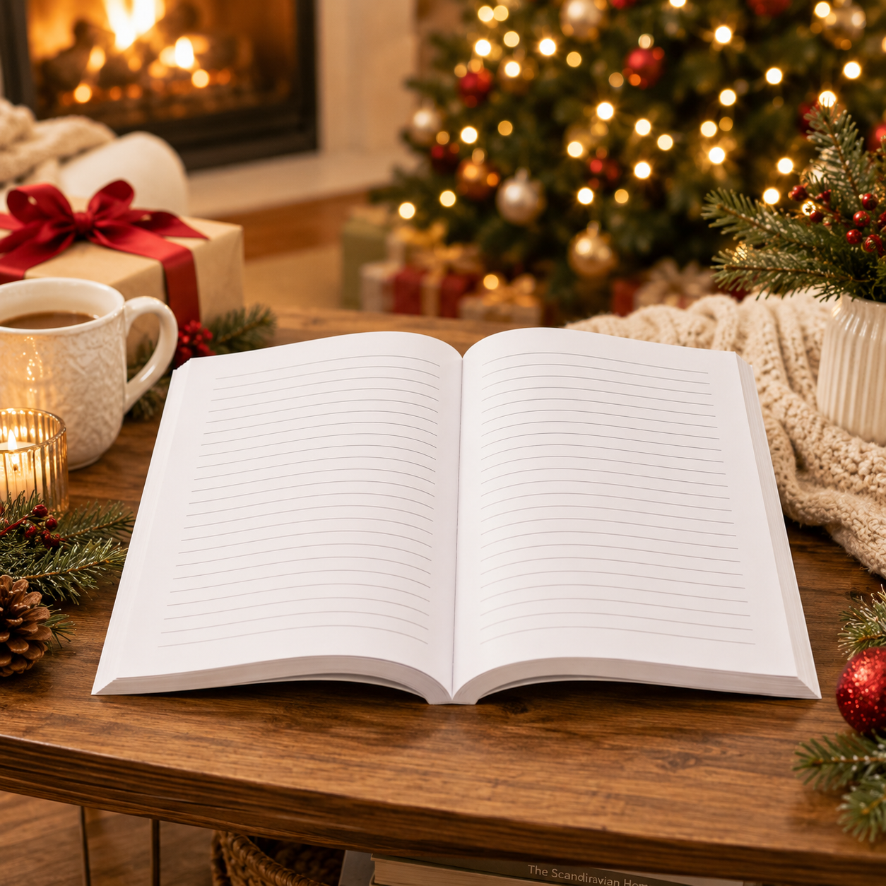 Merry Christmas Holiday Organizer Paperback – 6x9 Christmas Planner Journal for Gift Lists, Holiday To-Dos, Notes, Planning & Memories