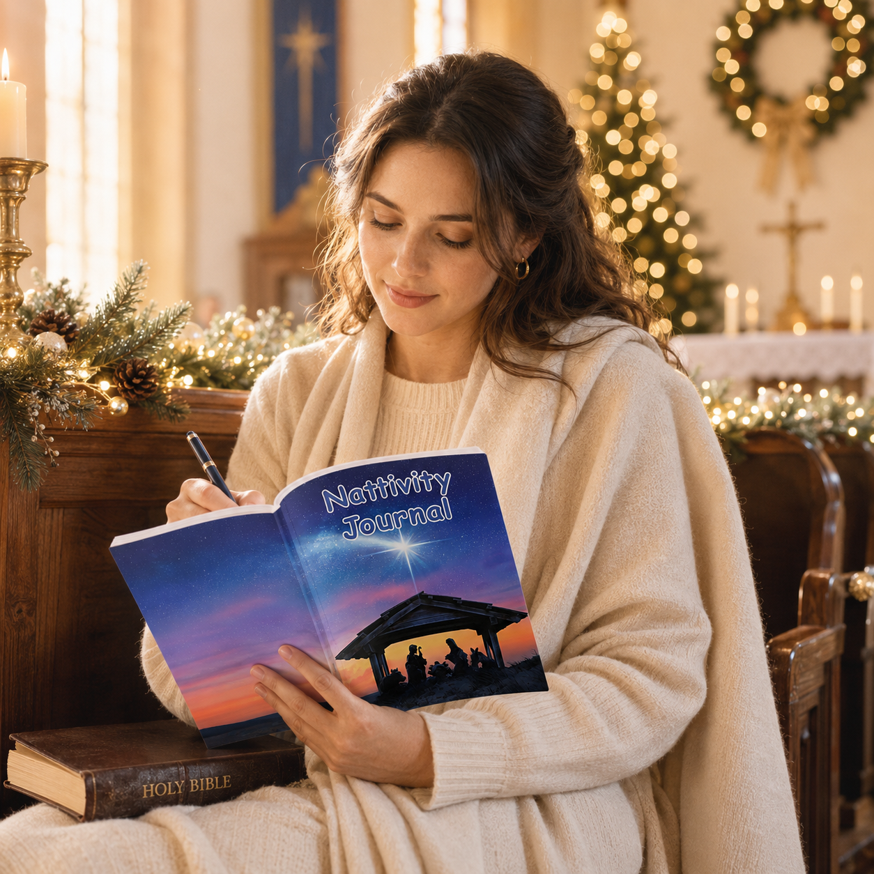 Nativity Journal Paperback – 6x9 Christian Christmas Journal for Spiritual Reflections, Prayer Notes, Holiday Memories & Faith-Based Keepsake Writing