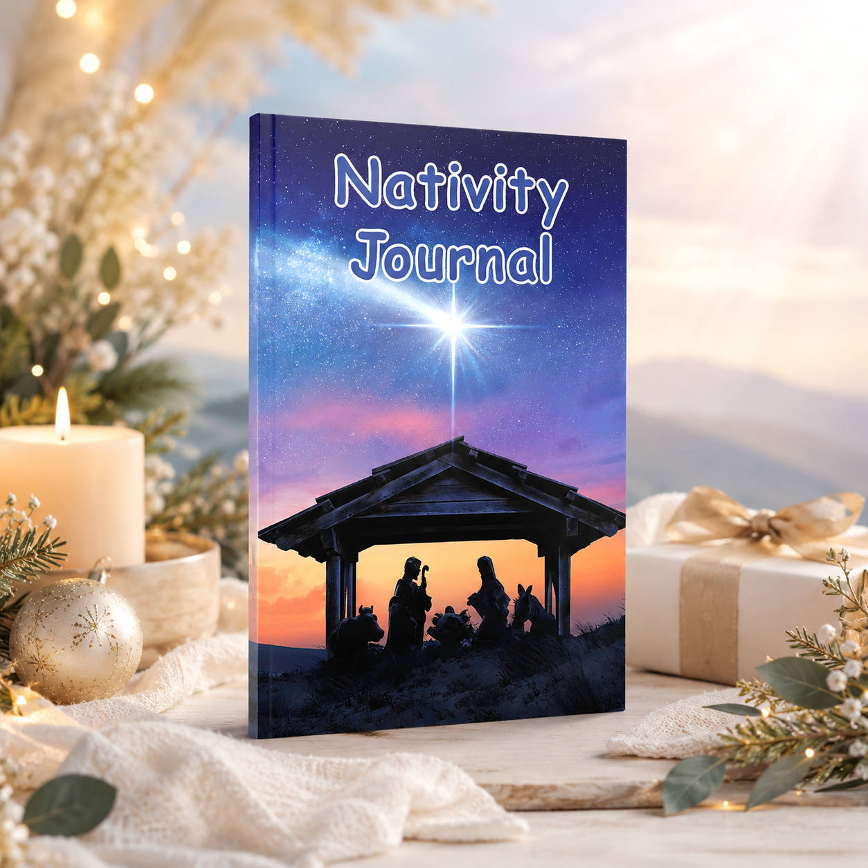 Nativity Journal Paperback – 6x9 Christian Christmas Journal for Spiritual Reflections, Prayer Notes, Holiday Memories & Faith-Based Keepsake Writing