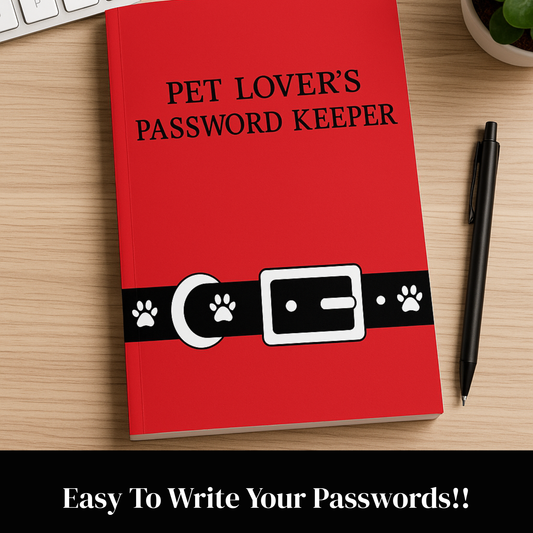 Pet Lover’s Password Keeper – Cute Password Book Organizer for Websites, Usernames & Logins