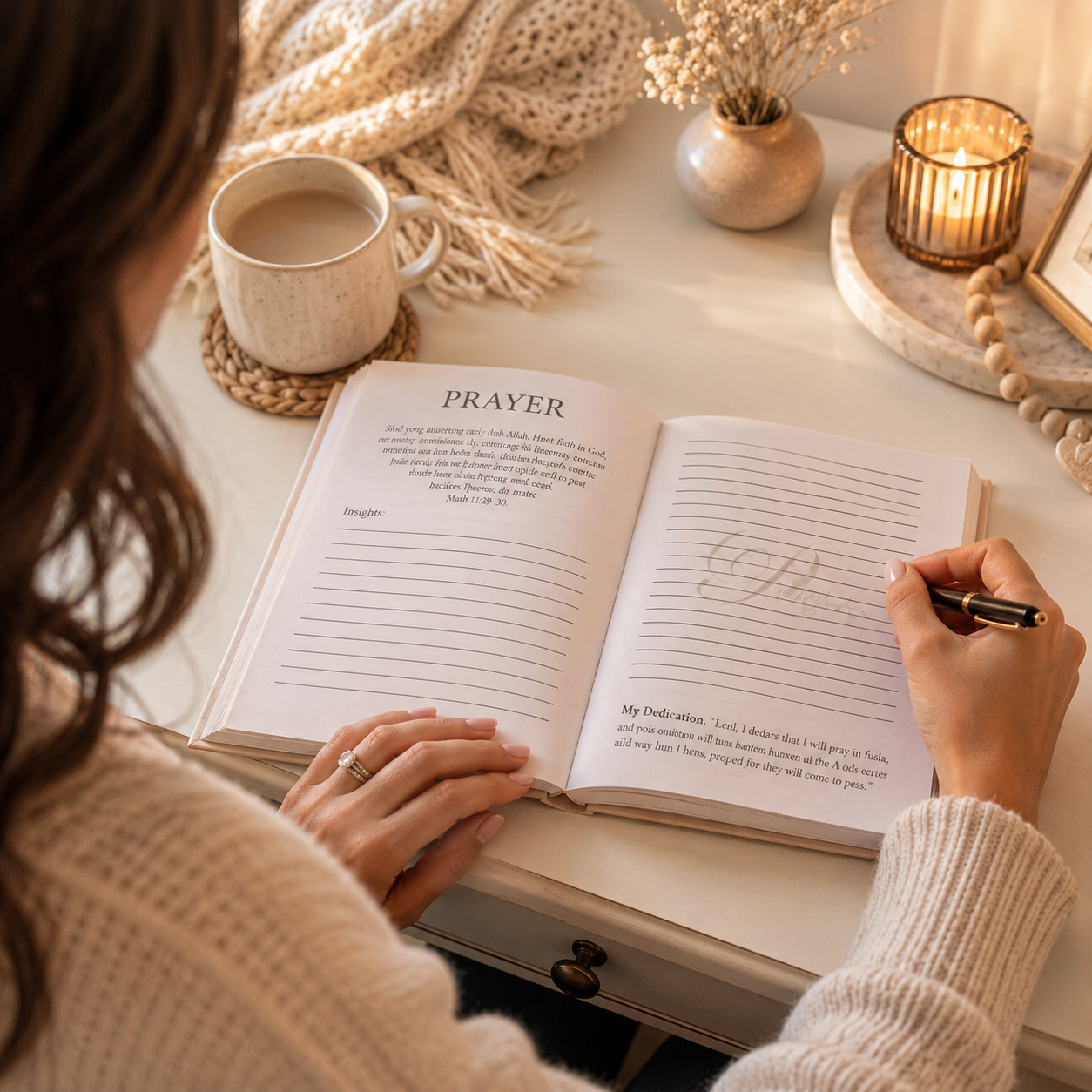 Prayer Journal for Women | Christian Prayer, Devotional & Reflection Notebook