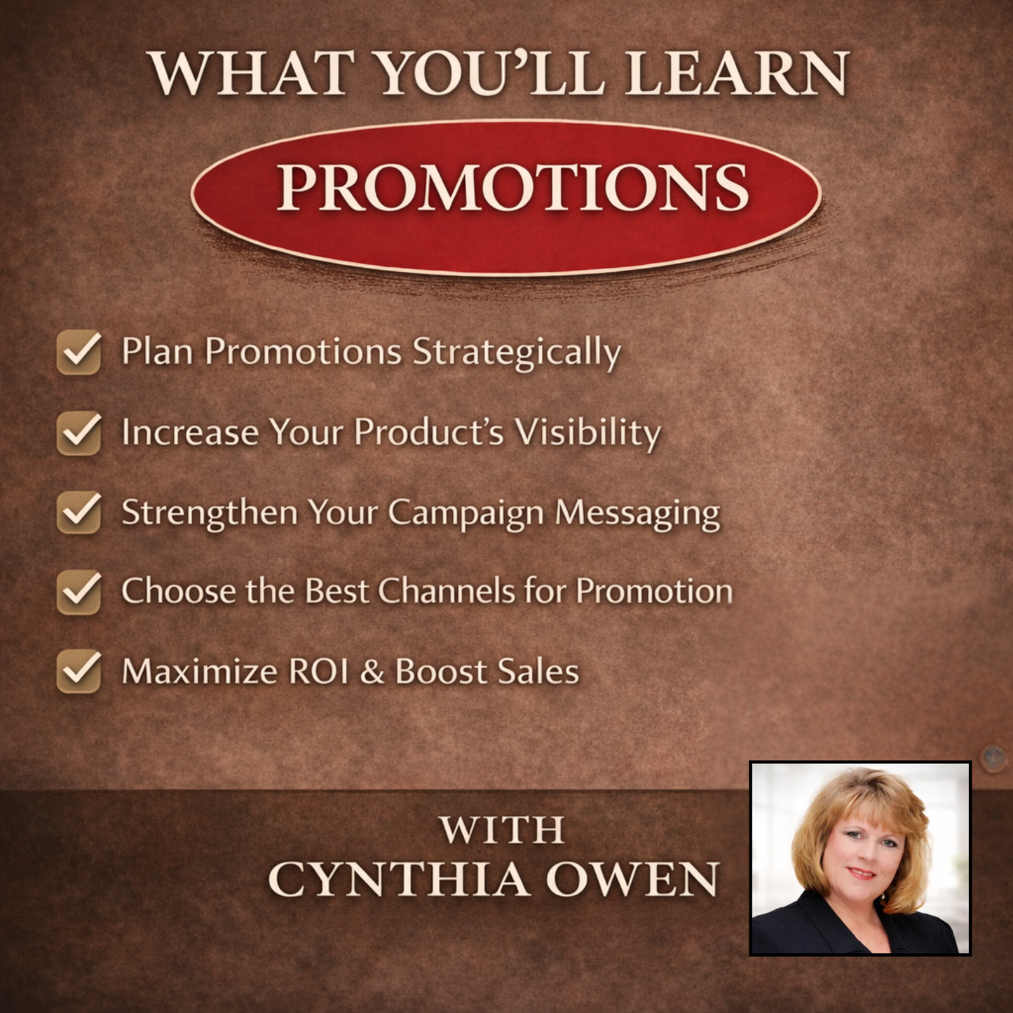 Developing Your Promotions Masterclass | Promotional Strategy & Customer Engagement Coaching