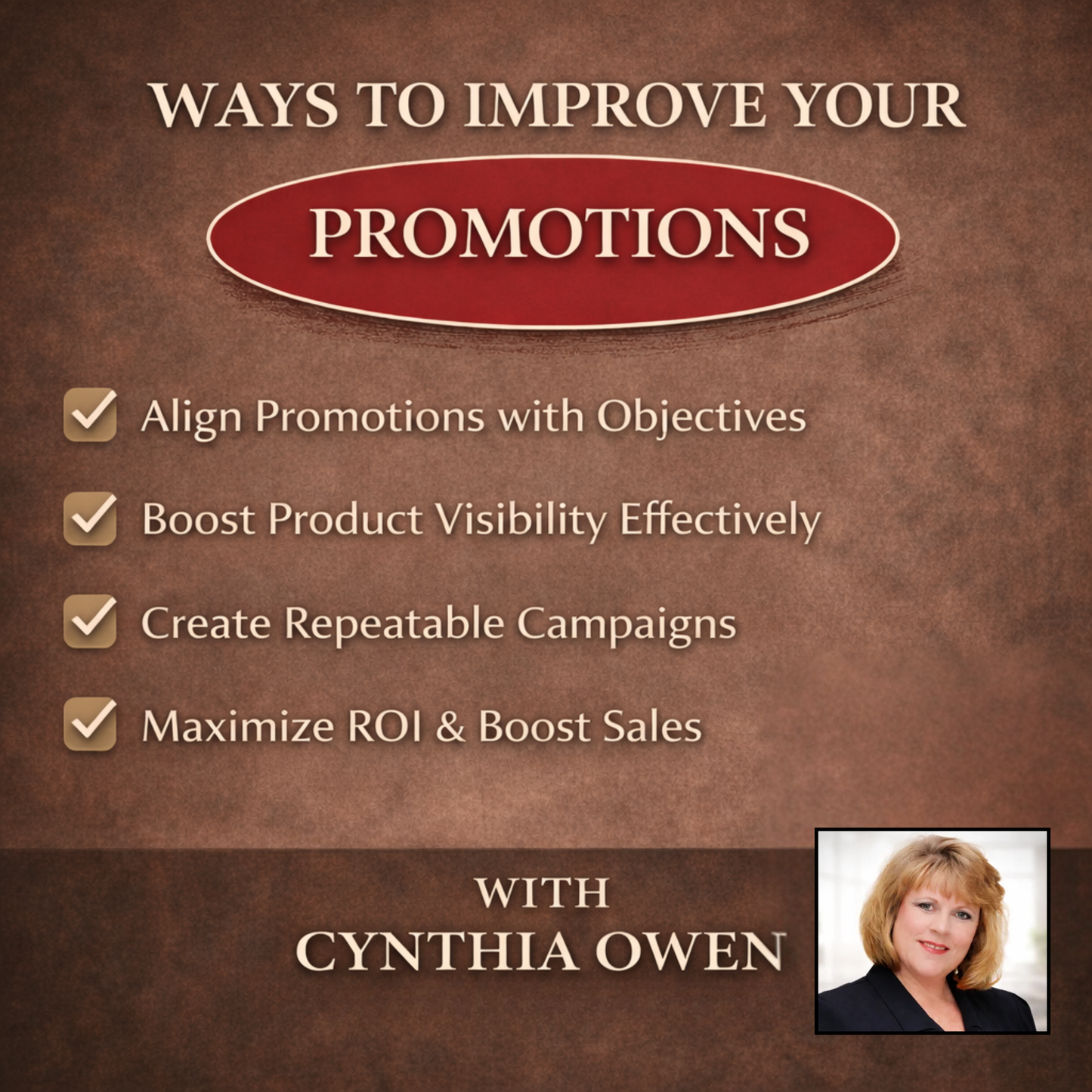 Developing Your Promotions Masterclass | Promotional Strategy & Customer Engagement Coaching