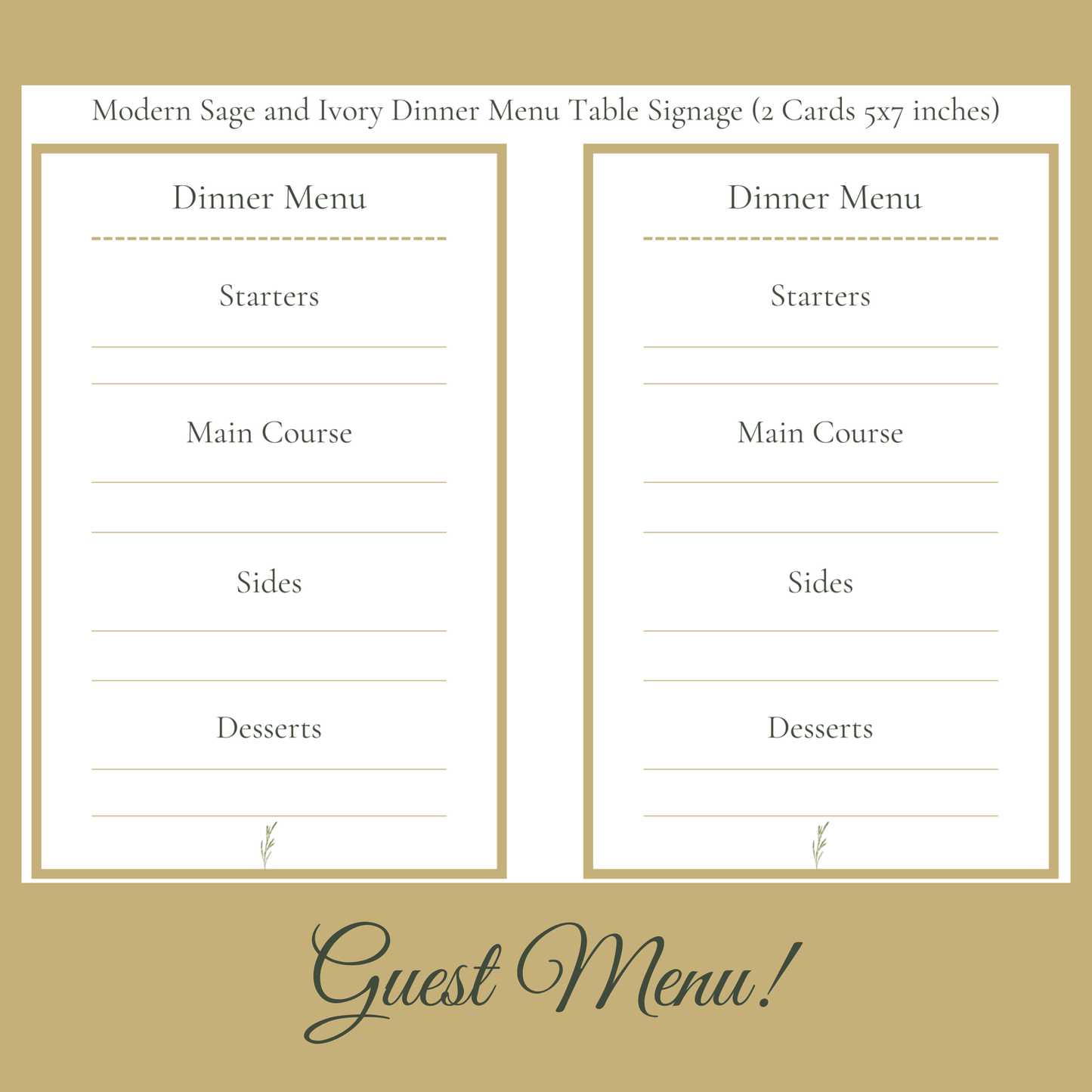 Botanical Neutral Hostess Kit: Elegant Wedding & Party Table Decor Printable Set with Bottle Hangers, Signs, Place Cards