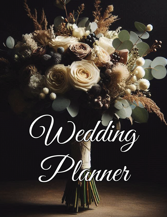 Timeless Wedding Planner/Organizer: Traditional Keepsake,  Soft Cover, 8.5x11, 240 pages