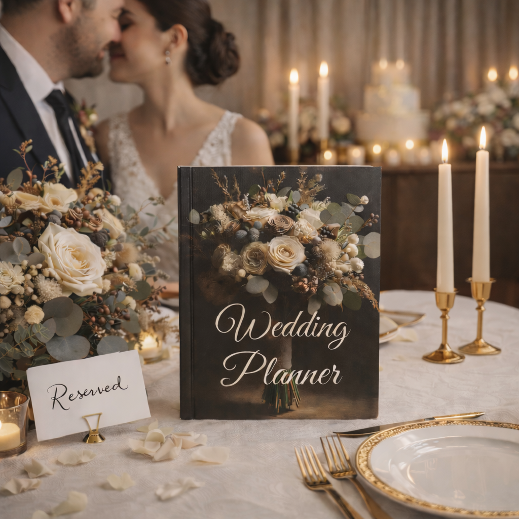 Timeless Wedding Planner/Organizer: Traditional Keepsake,  Soft Cover, 8.5x11, 240 pages