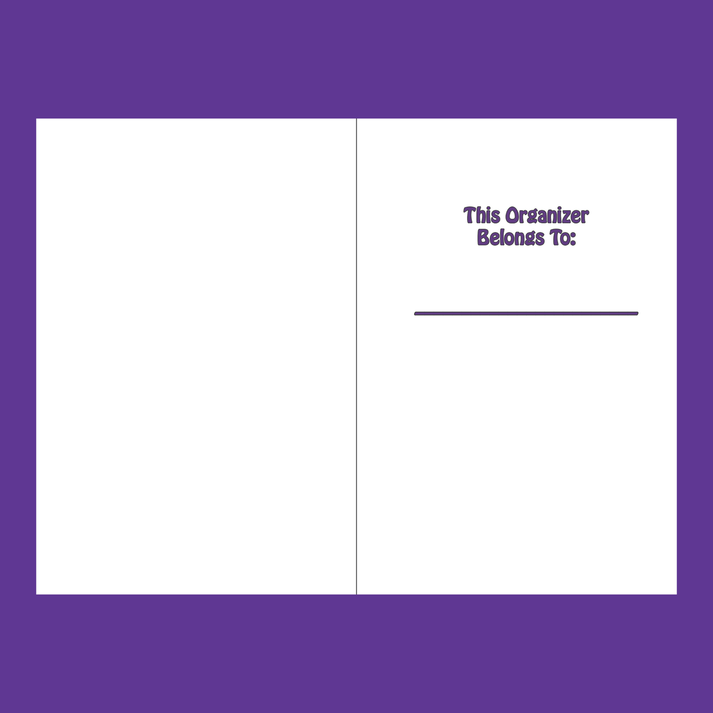 Purple 6x9 To-Do List Organizer Planner, Daily Goal and Task Tracker, Appointment and Notes Paperback, 176 Pages