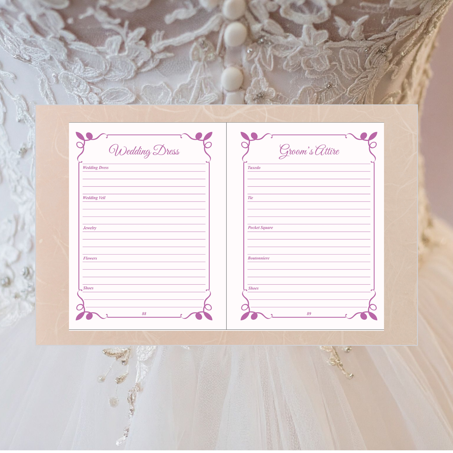 Romantic Wedding Planner & Organizer – 8.5x11 Soft Cover, 240-Page Keepsake for Wedding Planning, Memories, and Special Moments