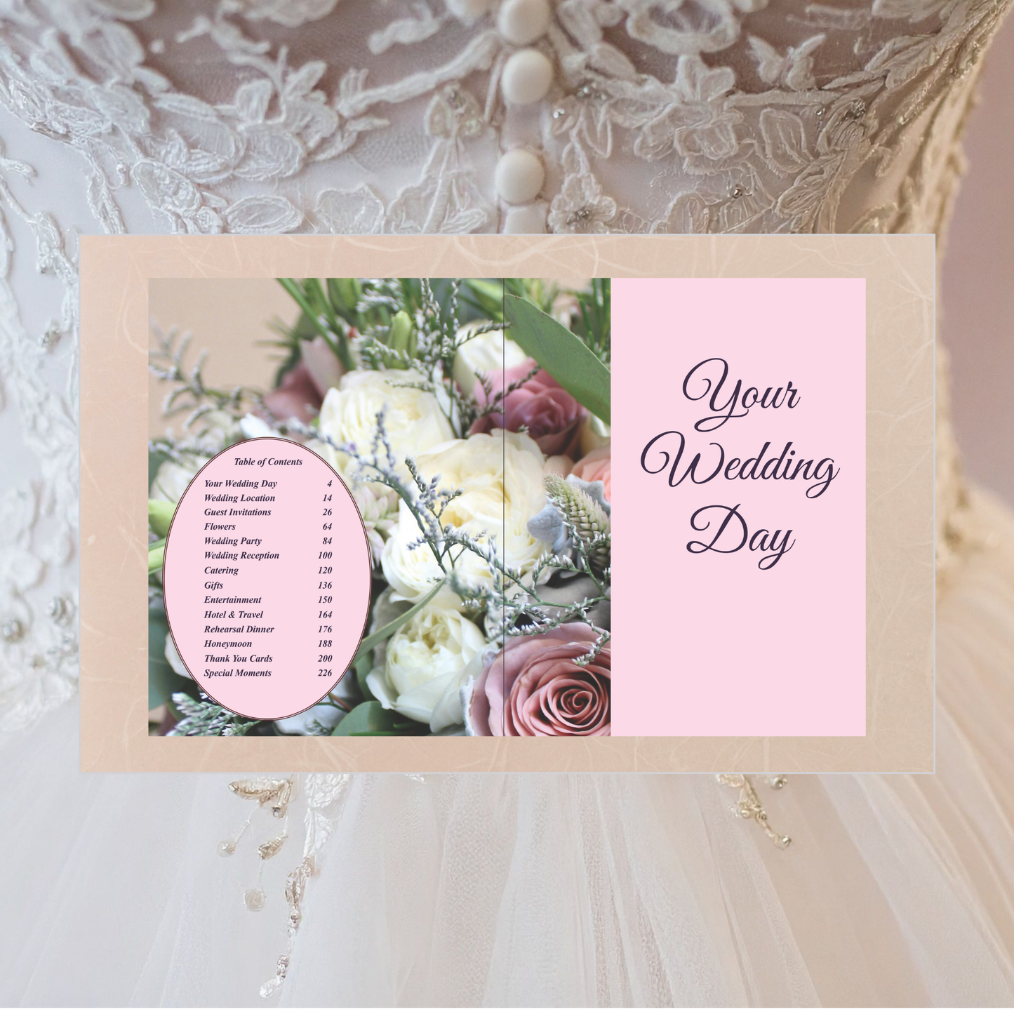Romantic Wedding Planner & Organizer – 8.5x11 Soft Cover, 240-Page Keepsake for Wedding Planning, Memories, and Special Moments