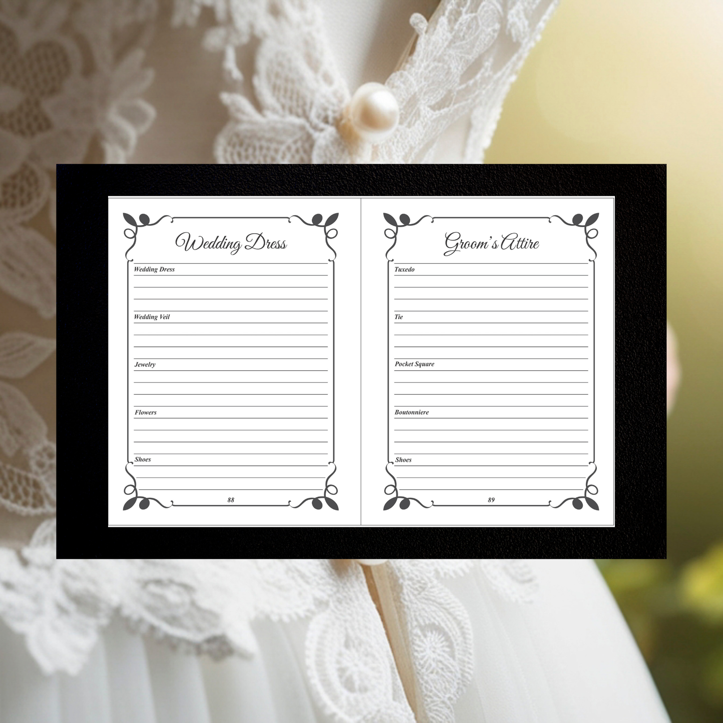 Classic Wedding Planner & Organizer – Traditional Keepsake, 8.5 x 11, Soft Cover, 240 Pages