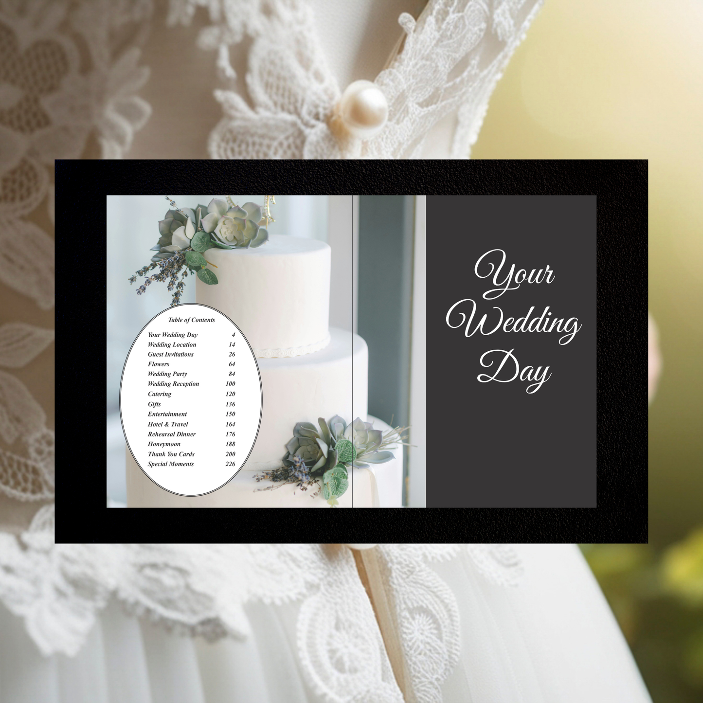 Classic Wedding Planner & Organizer – Traditional Keepsake, 8.5 x 11, Soft Cover, 240 Pages