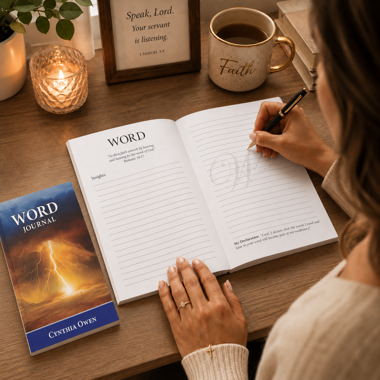Word Journal for Men and Women | Christian Journal on the Power of Words, Scripture, Prayer & Declarations