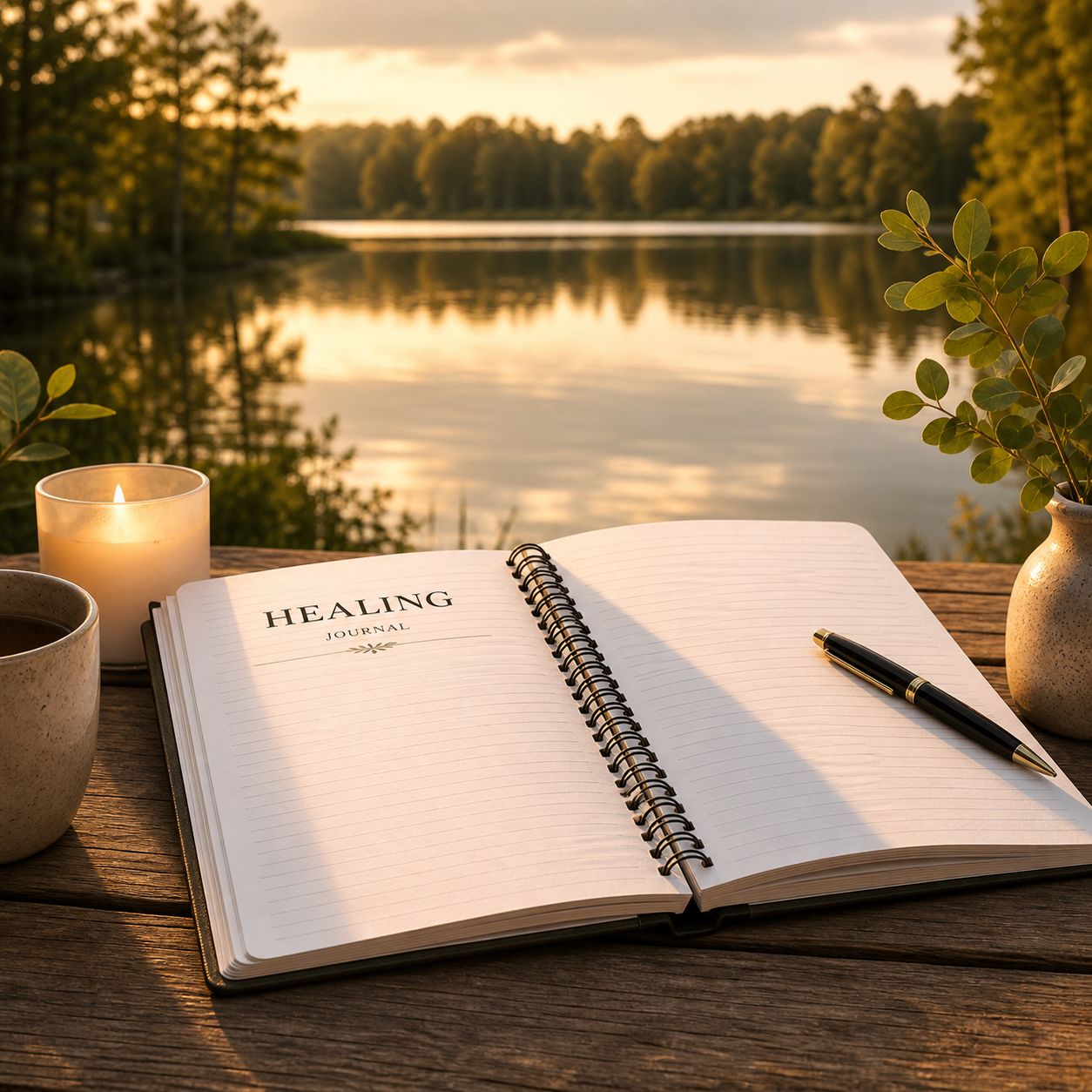 Healing Journal for Prayer, Reflection & Encouragement | Spiral Bound 6x9